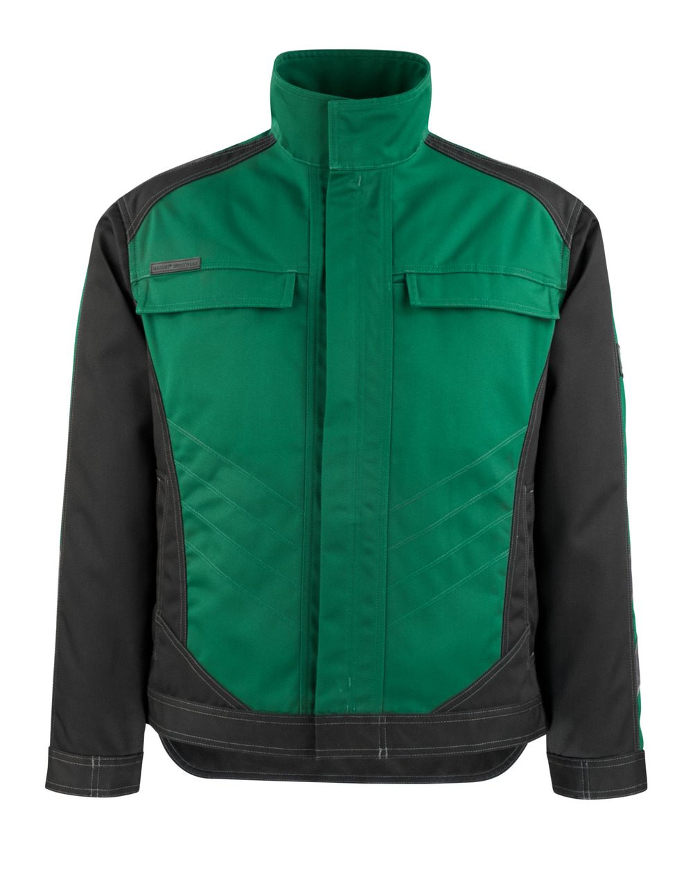 Werkjas 12009 - 0309 - groen/zwart