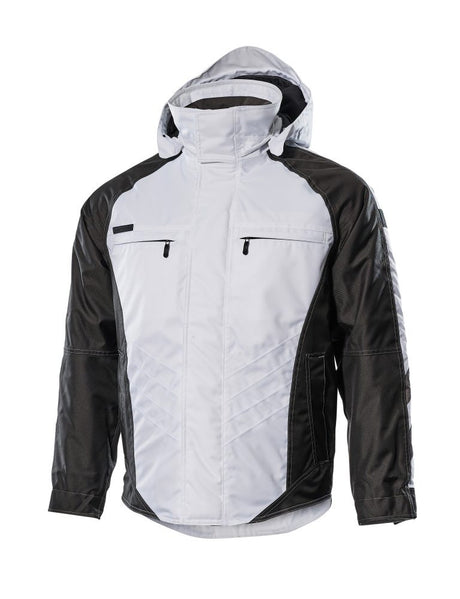 Winterjas 12035 - 0618 - wit/donkerantraciet
