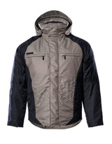Winterjas 12035 - 5509 - lichtkhaki/zwart