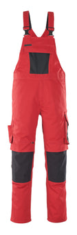 Amerikaanse overall met kniezakken 12069 - 0209 - rood/zwart