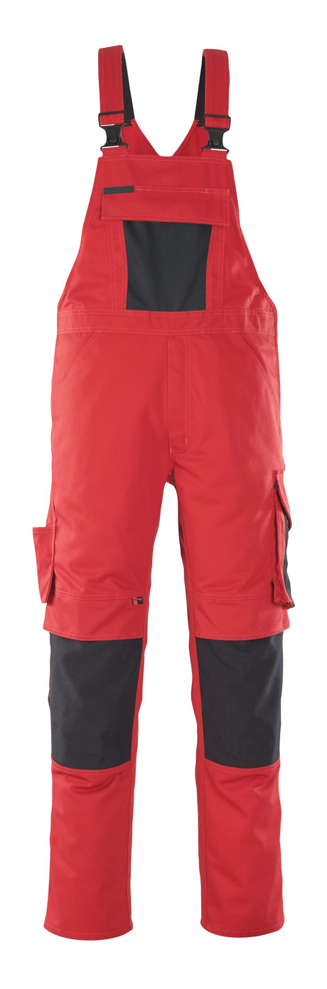 Amerikaanse overall met kniezakken 12069 - 0209 - rood/zwart