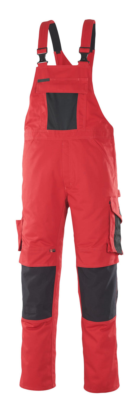 Amerikaanse overall met kniezakken 12069 - 0209 - rood/zwart