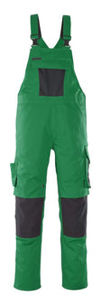 Amerikaanse overall met kniezakken 12069 - 0309 - groen/zwart