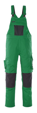 Amerikaanse overall met kniezakken 12069 - 0309 - groen/zwart