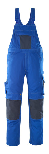 Amerikaanse overall met kniezakken 12069 - 11010 - korenblauw/donkermarine
