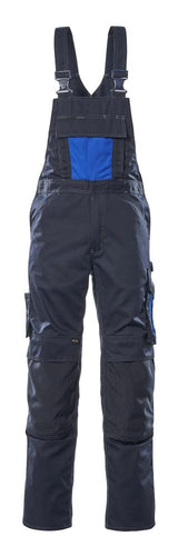 Amerikaanse overall met kniezakken 12169 - 01011 - donkermarine/korenblauw