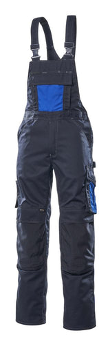 Amerikaanse overall met kniezakken 12169 - 01011 - donkermarine/korenblauw