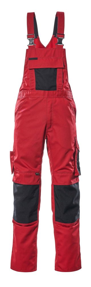 Amerikaanse overall met kniezakken 12169 - 0209 - rood/zwart