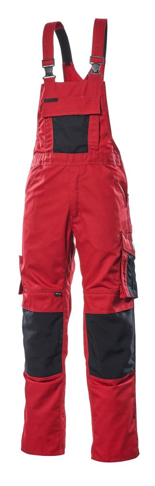 Amerikaanse overall met kniezakken 12169 - 0209 - rood/zwart