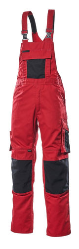 Amerikaanse overall met kniezakken 12169 - 0209 - rood/zwart
