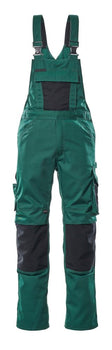 Amerikaanse overall met kniezakken 12169 - 0309 - groen/zwart