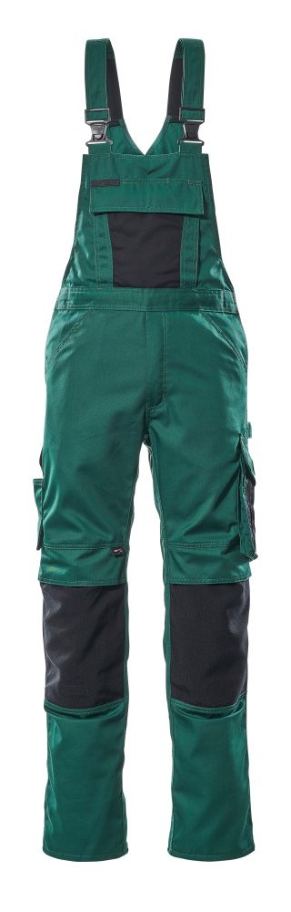 Amerikaanse overall met kniezakken 12169 - 0309 - groen/zwart