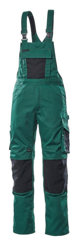 Amerikaanse overall met kniezakken 12169 - 0309 - groen/zwart