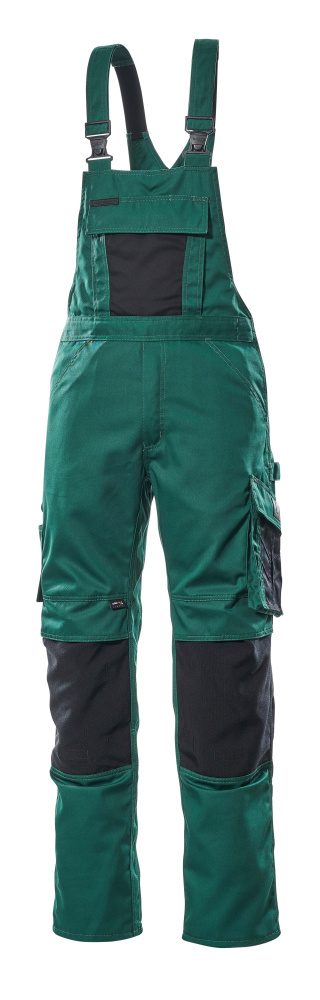 Amerikaanse overall met kniezakken 12169 - 0309 - groen/zwart