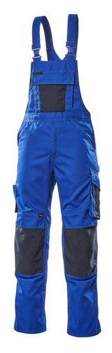 Amerikaanse overall met kniezakken 12169 - 11010 - korenblauw/donkermarine
