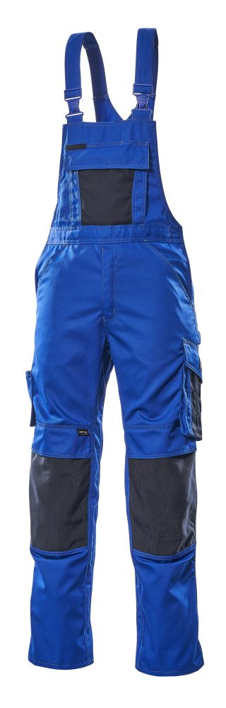 Amerikaanse overall met kniezakken 12169 - 11010 - korenblauw/donkermarine