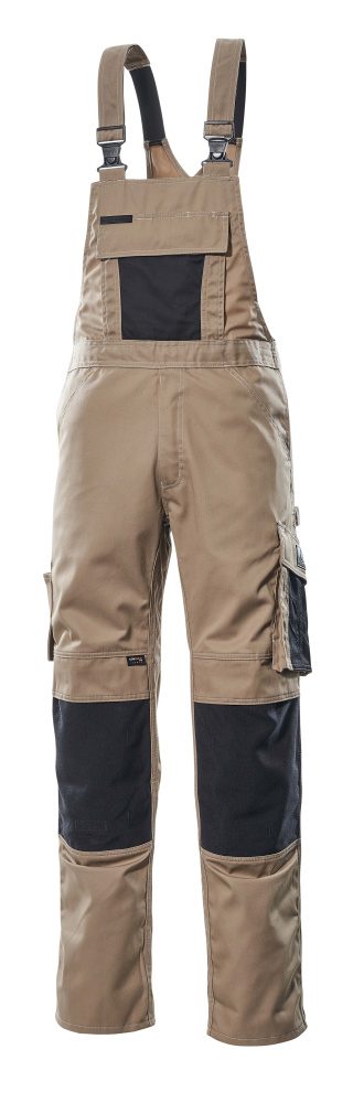 Amerikaanse overall met kniezakken 12169 - 5509 - lichtkhaki/zwart