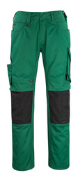 Broek met kniezakken 12179 - 0309 - groen/zwart