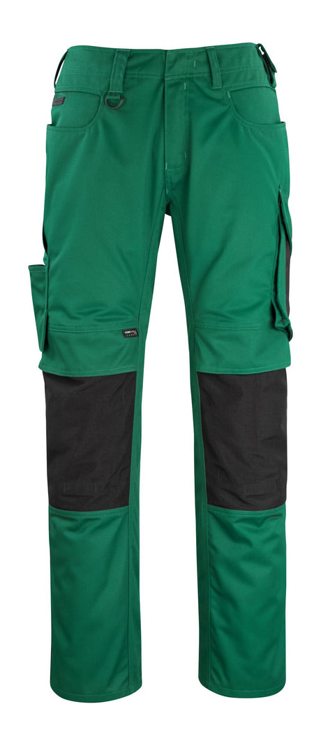 Broek met kniezakken 12179 - 0309 - groen/zwart