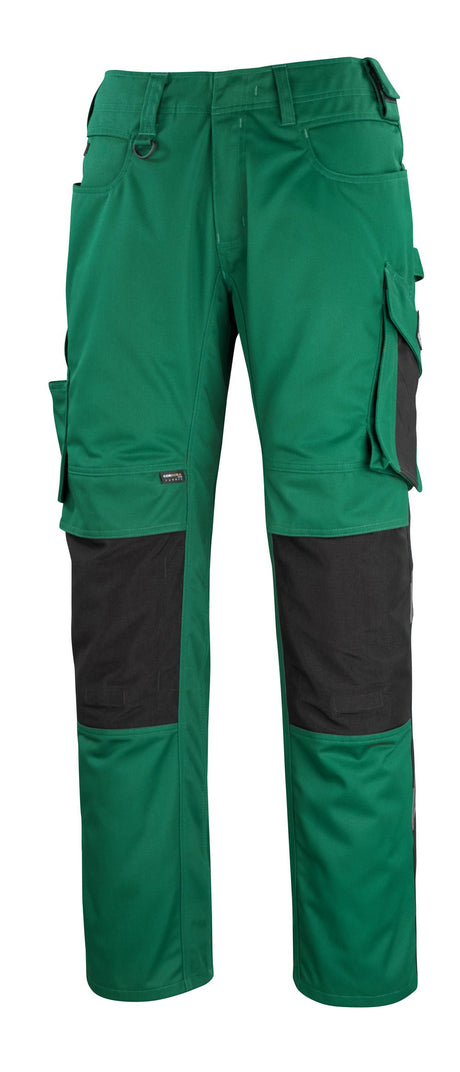 Broek met kniezakken 12179 - 0309 - groen/zwart