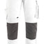 Broek met kniezakken 12179 - 0618 - wit/donkerantraciet