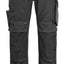 Broek met kniezakken 12179 - 0918 - zwart/donkerantraciet