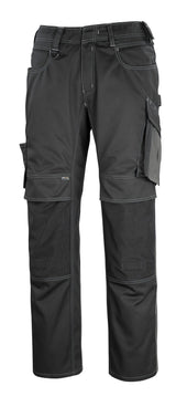 Broek met kniezakken 12179 - 0918 - zwart/donkerantraciet
