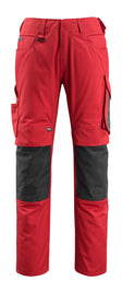 Broek met kniezakken 12679 - 0209 - rood/zwart