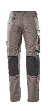 Broek met kniezakken 12679 - 88809 - antraciet/zwart