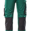 Broek met kniezakken 13079 - 0309 - groen/zwart