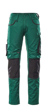 Broek met kniezakken 13079 - 0309 - groen/zwart