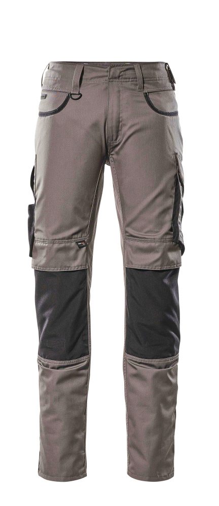 Broek met kniezakken 13079 - 88809 - antraciet/zwart