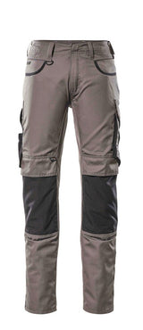 Broek met kniezakken 13079 - 88809 - antraciet/zwart