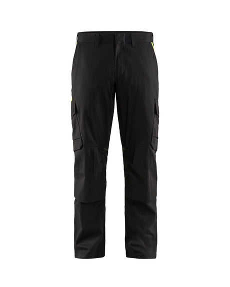 Werkbroek Industrie 1448 - Zwart/High Vis Geel