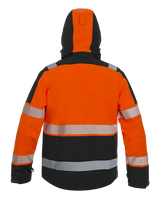 High-Visibility softshell jack Tacoma - Fluor Oranje - Zwart