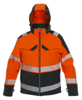 High-Visibility softshell jack Tacoma - Fluor Oranje - Zwart
