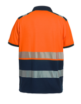 High-Visibility poloshirt RWS Tonga - Fluor Oranje - Marine