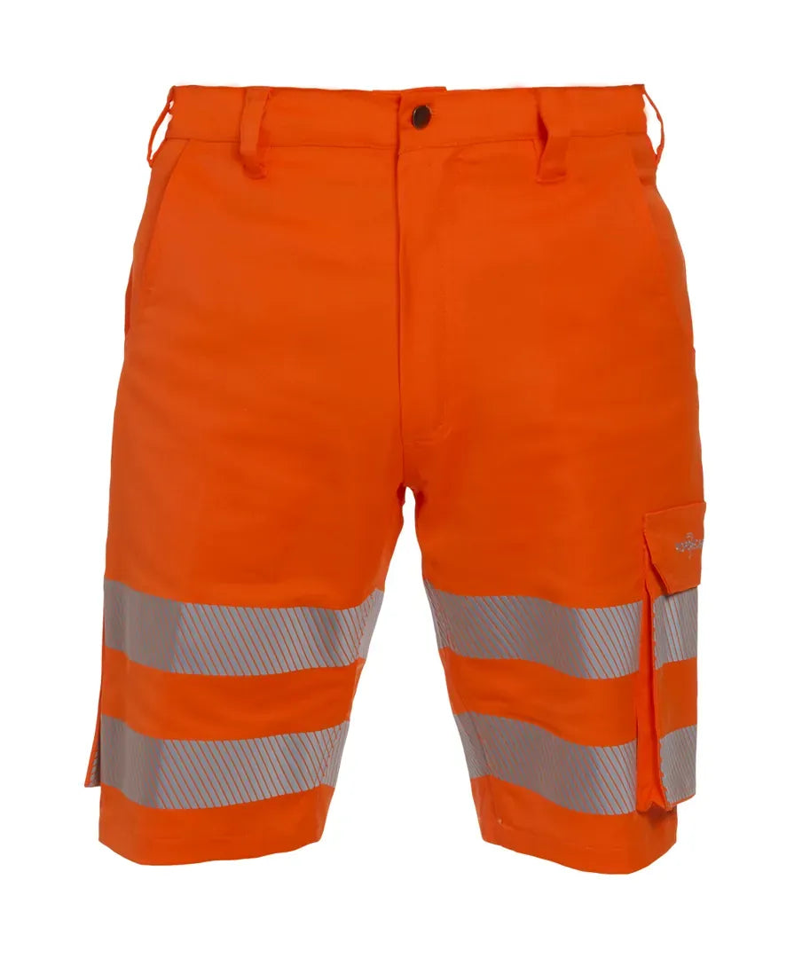 High-Visibility korte broek Ommen - Fluor Oranje