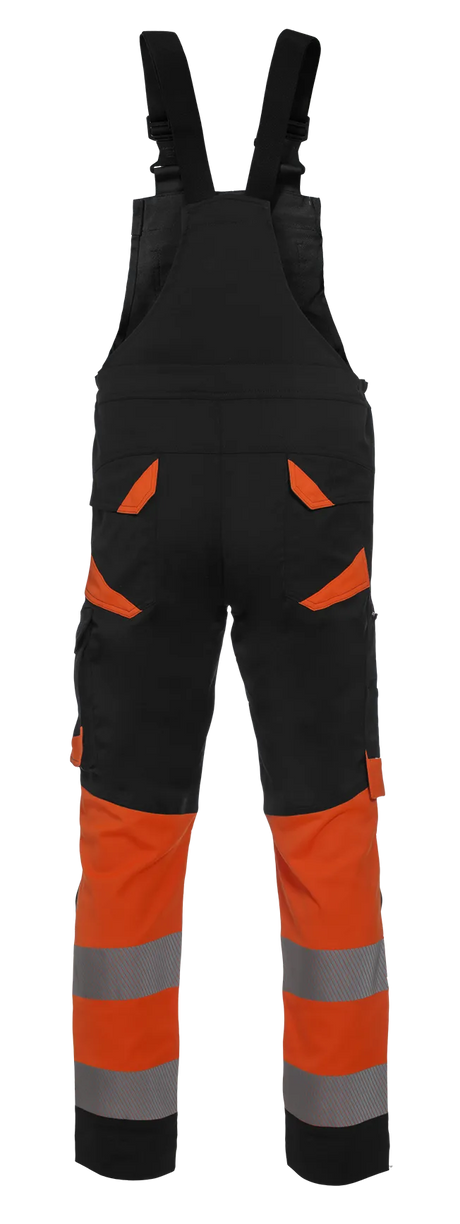 High-Visibility Amerikaanse overall Osborne - Zwart - Fluor Oranje