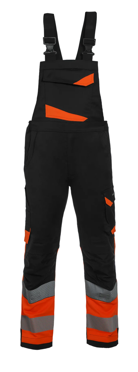 High-Visibility Amerikaanse overall Osborne - Zwart - Fluor Oranje