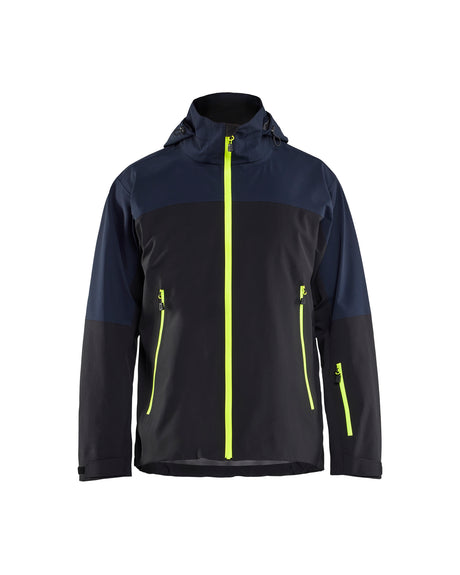 Shell Jack Striker - Donker marineblauw/High Vis Geel