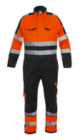 High-Visibility overall Oakham - Zwart - Fluor Oranje