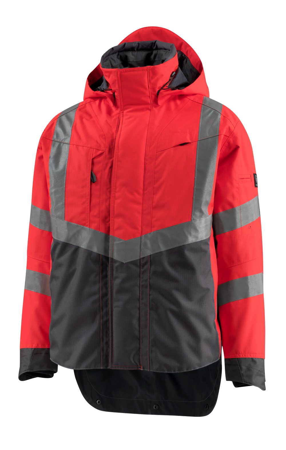 Shelljas 15501 - 22218 - hi-vis rood/donkerantraciet