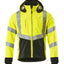 Softshell jas 15502 - 1709 - hi-vis geel/zwart