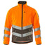 Fleecejack 15503 - 1418 - hi-vis oranje/donkerantraciet