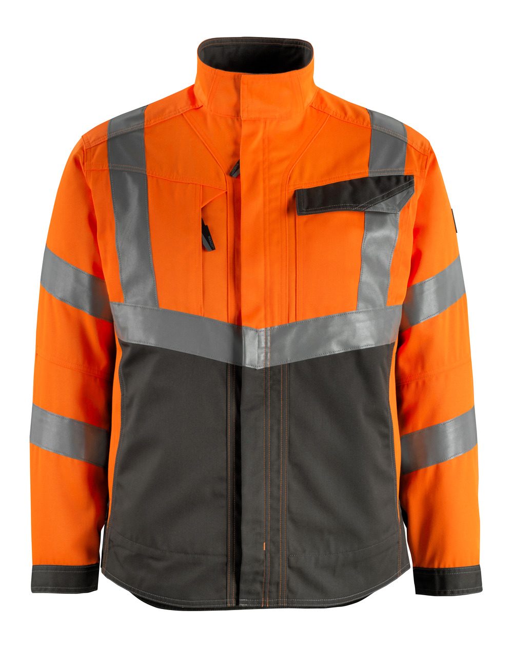 High-Visibility jas 15509 - 1418 - hi-vis oranje/donkerantraciet