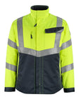 High-Visibility jas 15509 - 17010 - hi-vis geel/donkermarine
