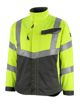 High-Visibility jas 15509 - 1718 - hi-vis geel/donkerantraciet