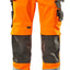 Broek met spijkerzakken 15531 - 1418 - hi-vis oranje/donkerantraciet