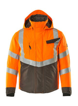 Winterjas 15535 - 1418 - hi-vis oranje/donkerantraciet
